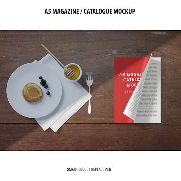 Magazine catalogus mockup