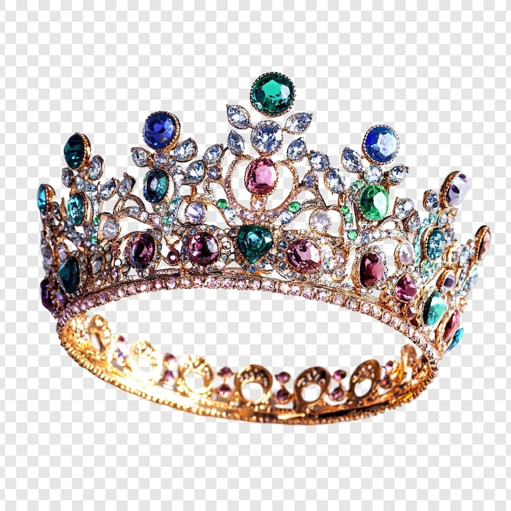PSD Gratis magnificent jeweled crown a symbol of royalty and grandeur