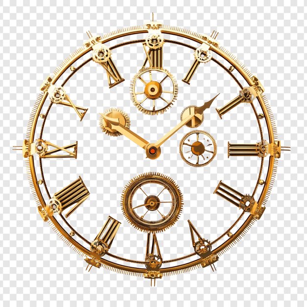 Un magnífico reloj de oro, una obra maestra del tiempo