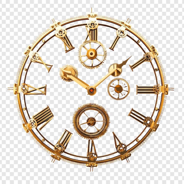 Un magnífico reloj de oro, una obra maestra del tiempo