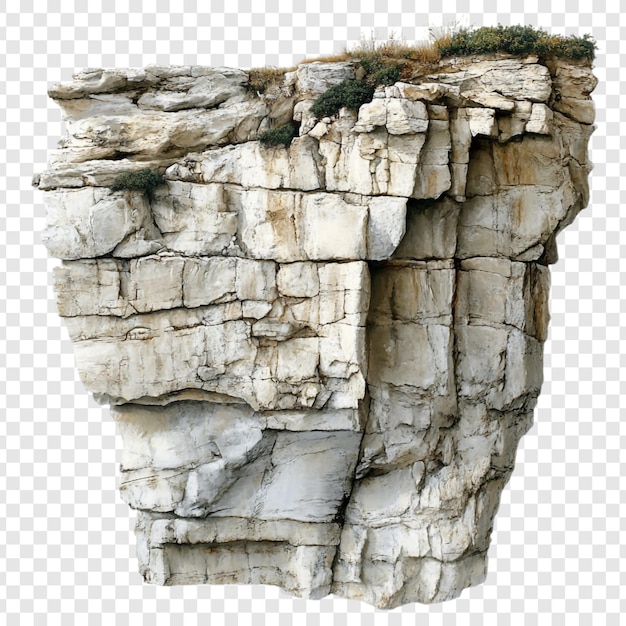 El majestuoso acantilado Una formación rocosa de textura