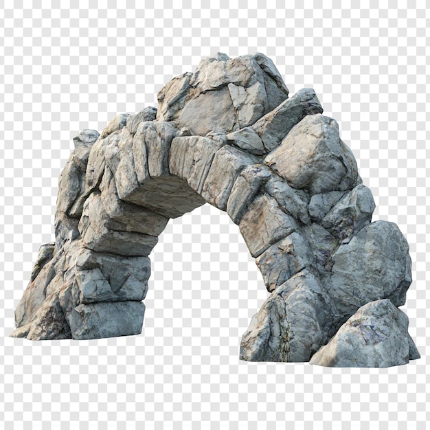El majestuoso arco de piedra, una formación rocosa natural
