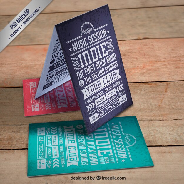 PSD Gratis maket flyer pesta