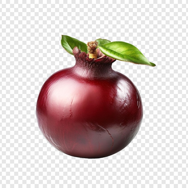 Gratis PSD mangosteen geïsoleerd op transparante achtergrond