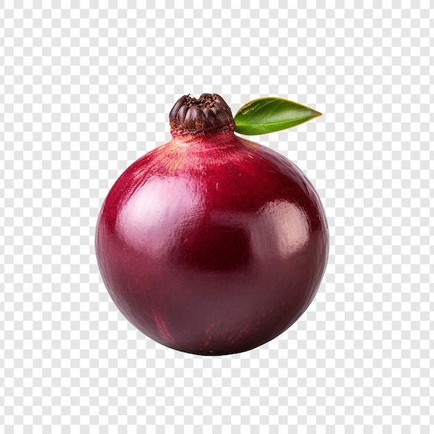 Gratis PSD mangosteen geïsoleerd op transparante achtergrond