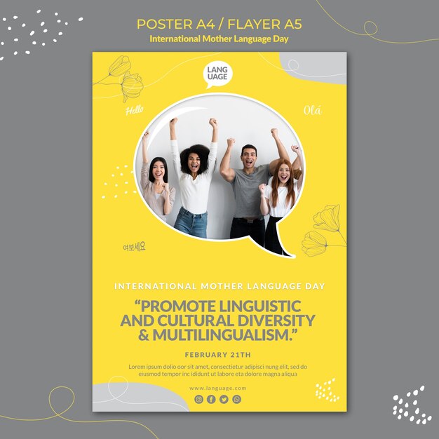 Manifesto della giornata internazionale della lingua madre
