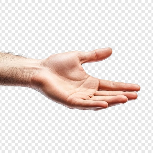 Mano abierta ofreciendo ayuda Gesto aislado