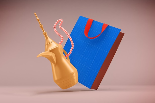 Maqueta de bolsa eid