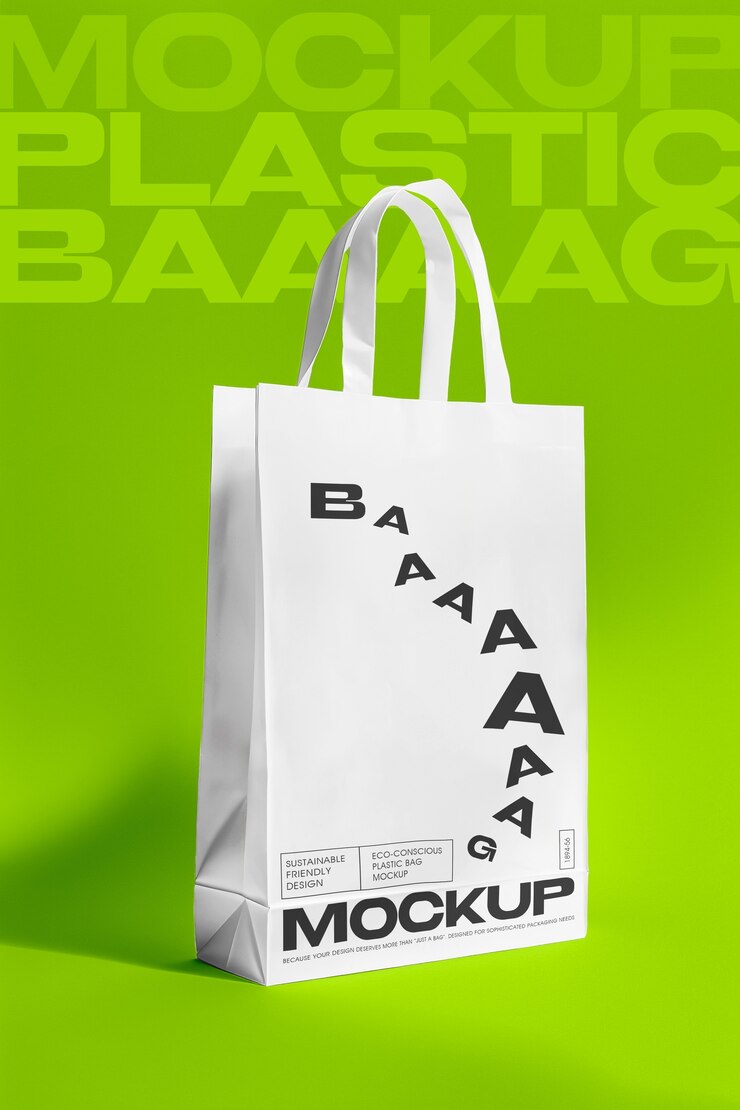 PSD gratuito maqueta de bolso tote blanco