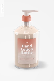 Maqueta de botella de loción para manos de 500 ml