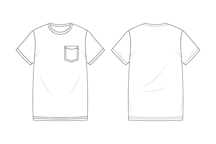 PSD gratuito maqueta de camiseta aislada