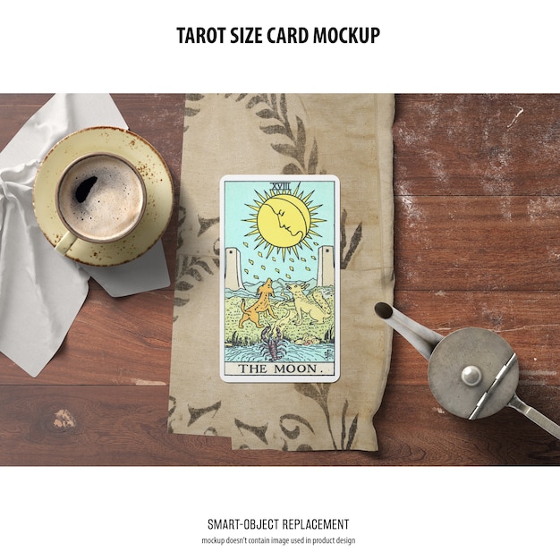 Maqueta de la carta del tarot