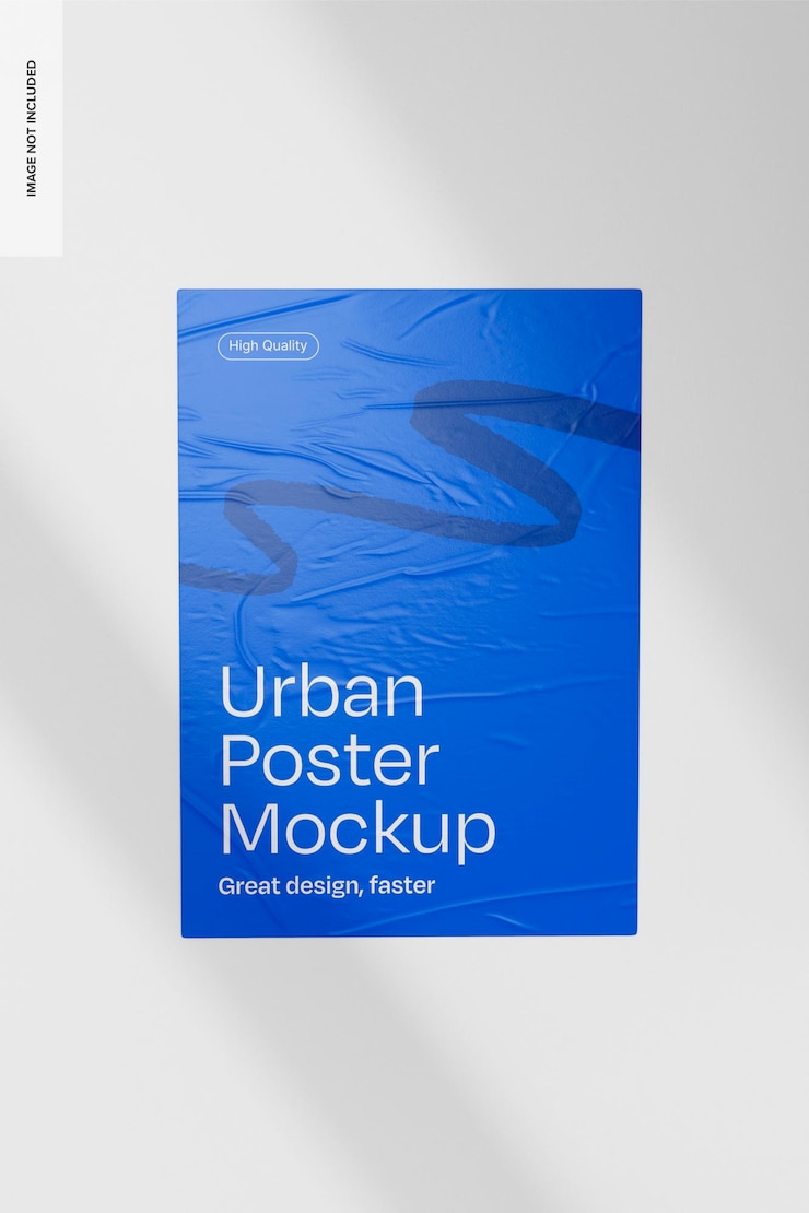 PSD gratuito maqueta de cartel urbano
