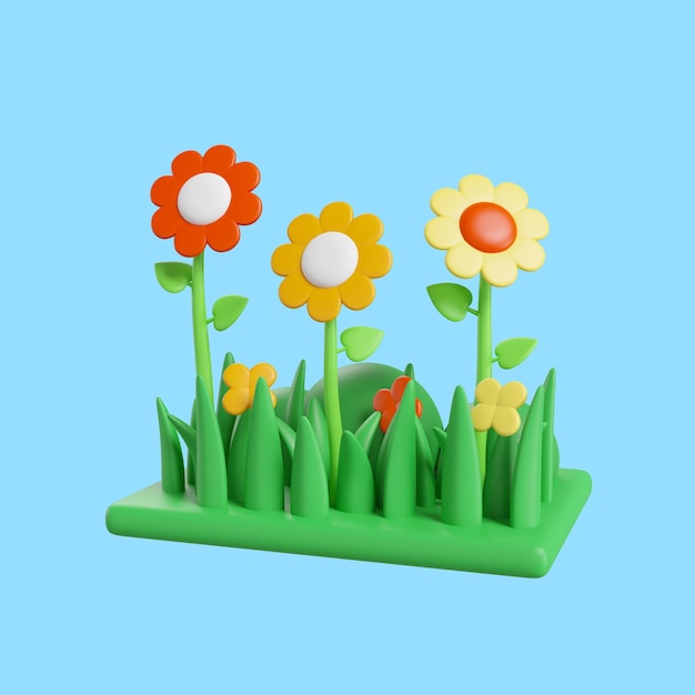 Maqueta de icono de bienes raíces tridimensional