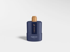 PSD gratis maqueta de marca de botella de spray de perfume de lujo