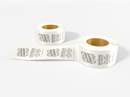 PSD gratuito maqueta de marca de rollo de cinta adhesiva adhesiva redonda