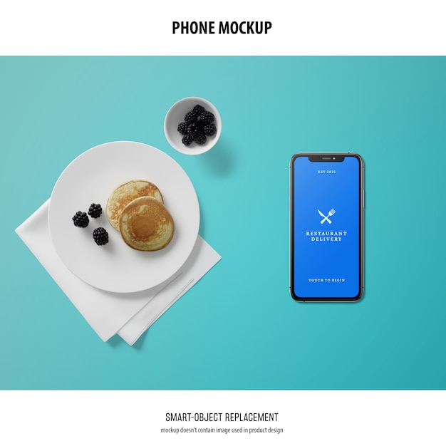 PSD gratuito maqueta de pantalla del teléfono