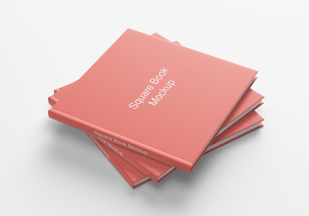 Download Libro cuadrado abierto o maqueta de revista | Archivo PSD Premium