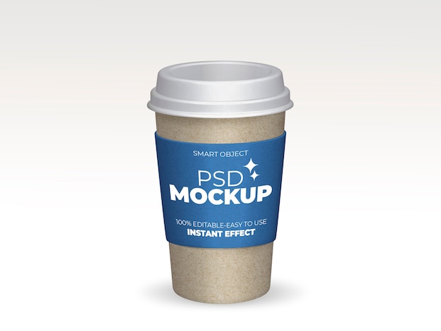 PSD gratuito maqueta de taza de café para llevar