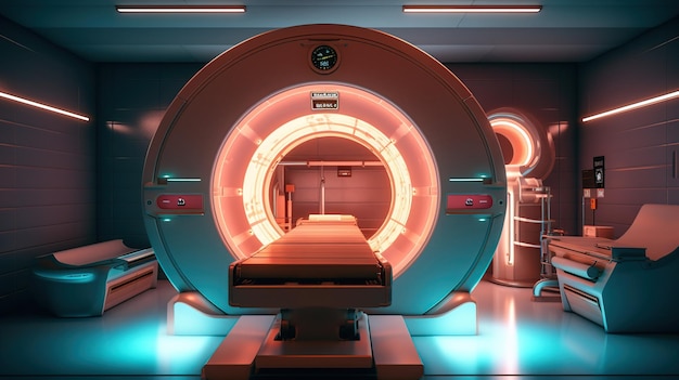 Máquina de resonancia magnética IA generativa