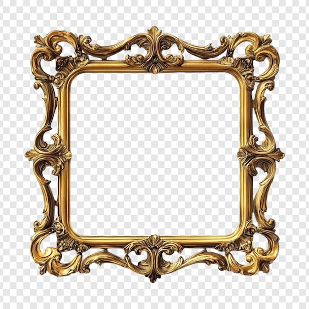 Un marco adornado con oro Una obra maestra de época