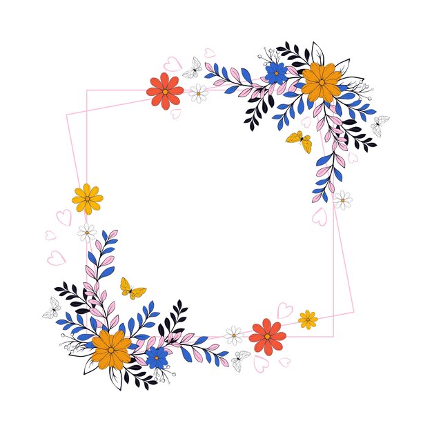 Marco floral