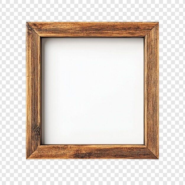 Marco de madera rústico Un lienzo en blanco para sus recuerdos