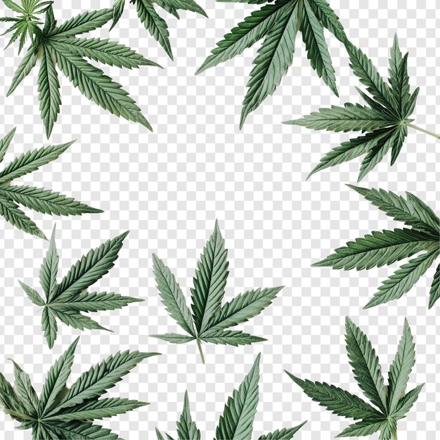 Marijuana bladeren raam groene cannabis bladeren grens