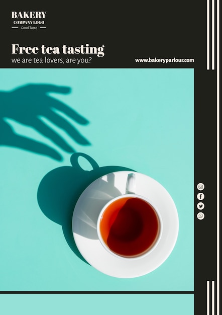 Marketing promotioneel camapign voor theebusiness