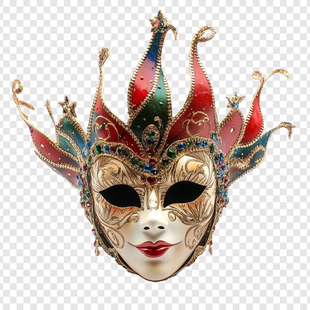 La máscara del carnaval veneciano, una joya de colores