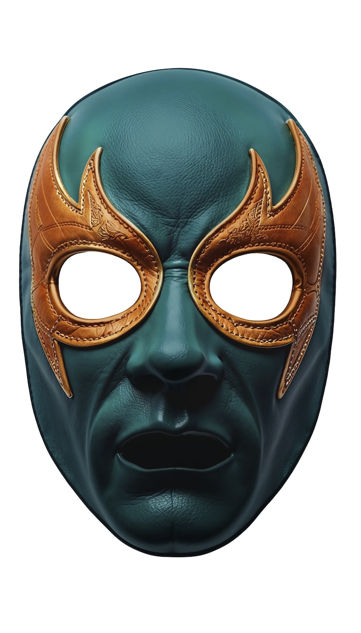 PSD gratuito maschera di wrestling isolata