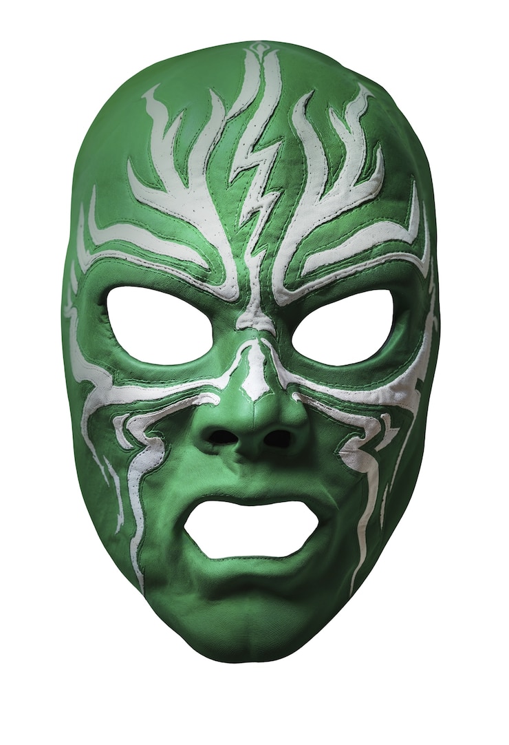 PSD gratuito maschera di wrestling isolata