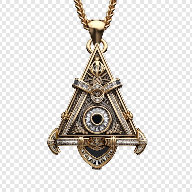 Masonic apron jewellery geïsoleerd op transparante achtergrond
