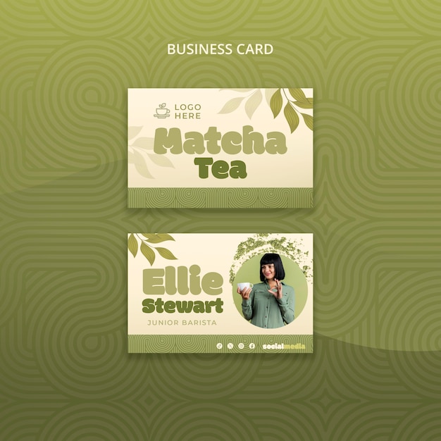 Matcha thee visitekaartje