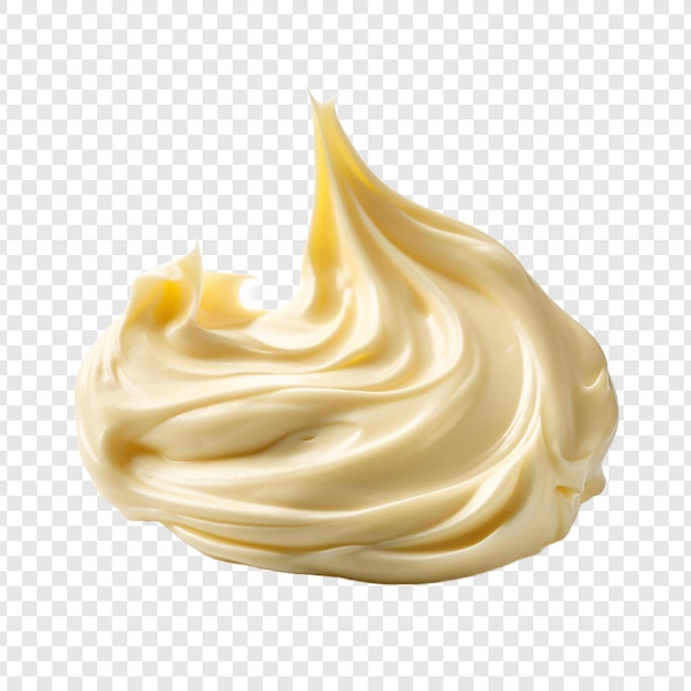 Mayonaise geïsoleerd op transparante achtergrond