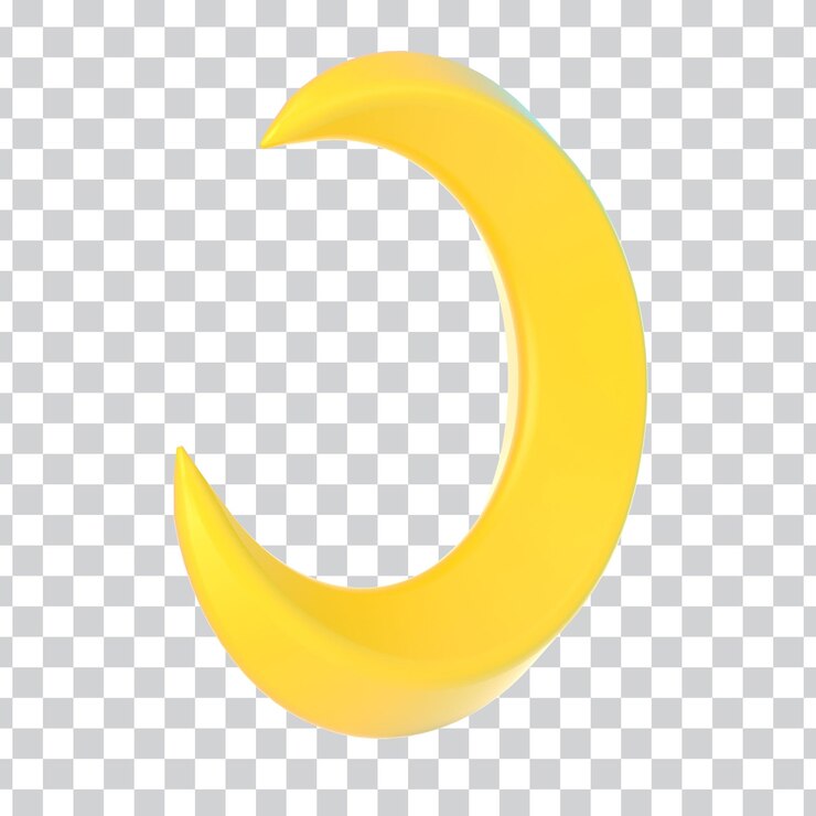 PSD gratuito media luna de ramadán