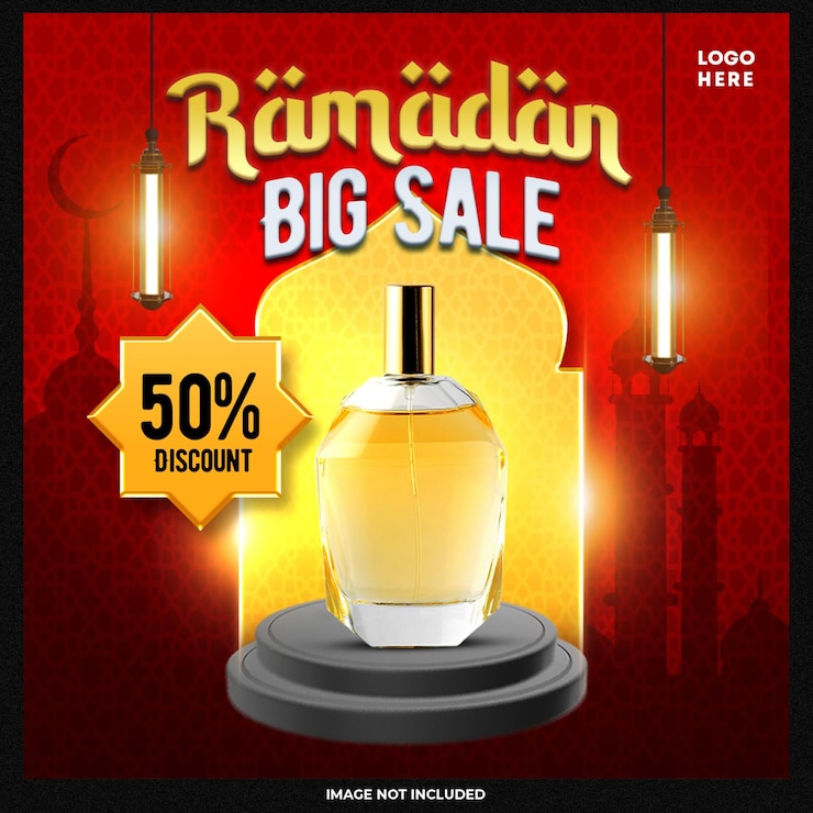 PSD Gratis media sosial promosi ramadan dan postingan instagram