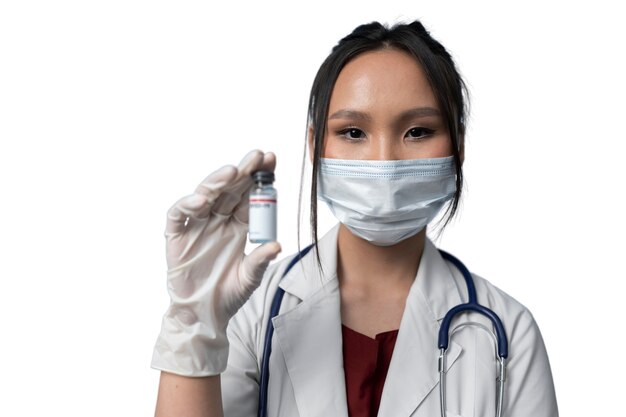 Medic met vaccin