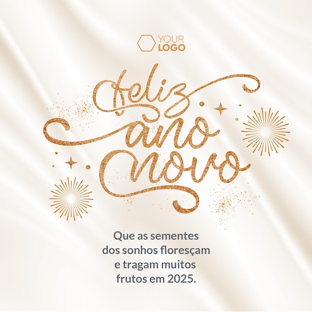 Los medios sociales alimentan el feliz año nuevo 2025