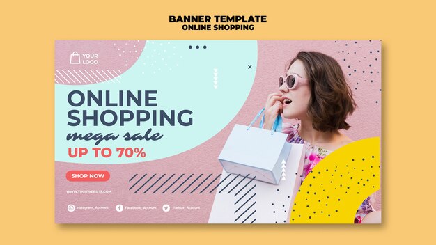 Mega venta de compras en línea