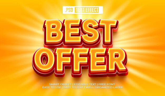Mejor oferta Efecto de estilo de texto