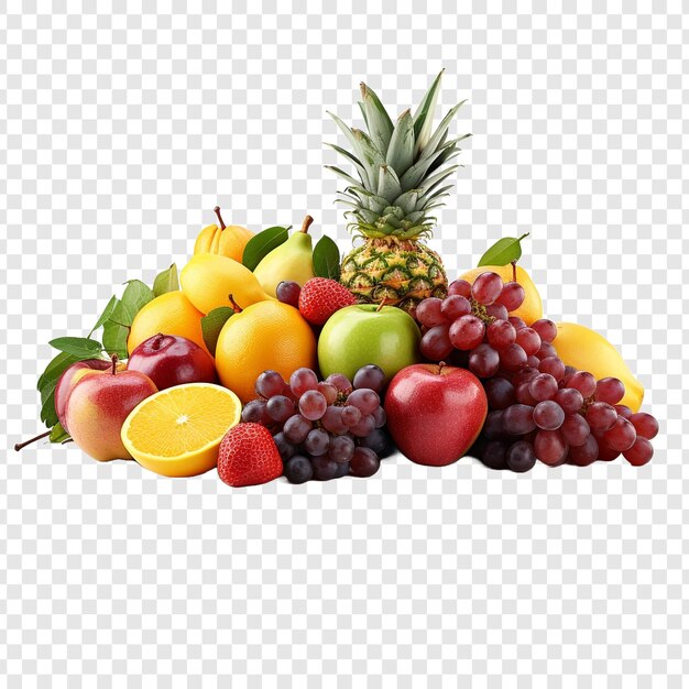 Meng fruit png geïsoleerd op transparante achtergrond