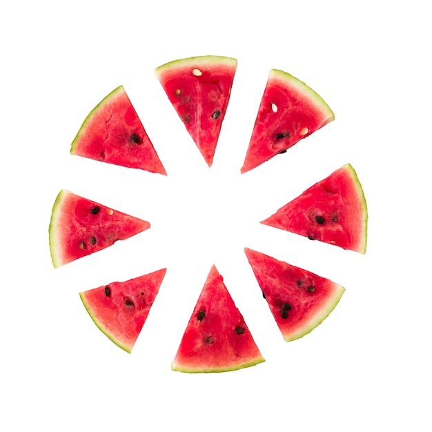Mening van vers watermeloenfruit