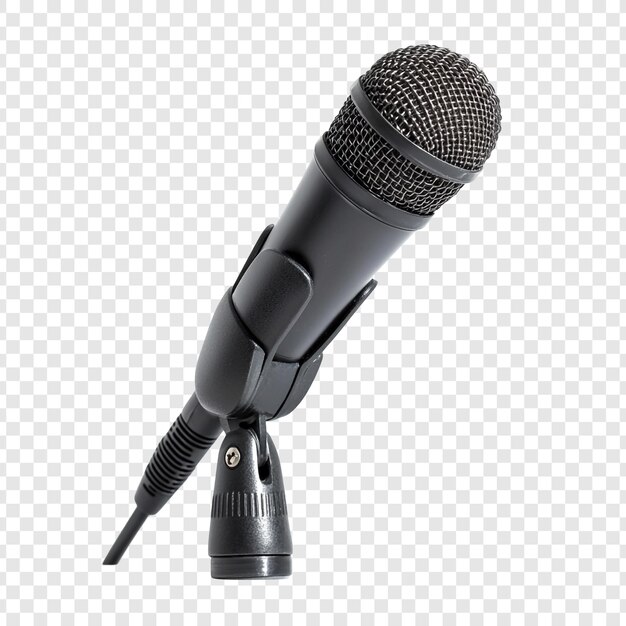 Micrófono de estudio profesional en el soporte