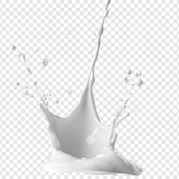 Milk Splash Una imagen dinámica de las delicias de los productos lácteos