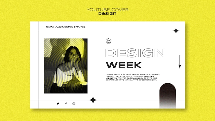 Gratis PSD minimalistisch ontwerp weeksjabloon