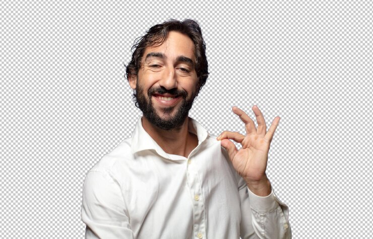 PSD gratuito mirando arrogante exitoso positivo y orgulloso señalando a sí mismo