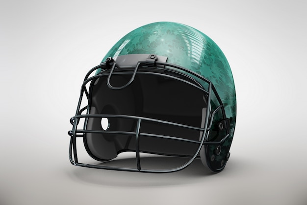 PSD gratuito mock up de casco verde