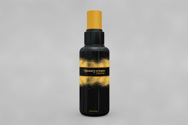 PSD gratuito mockup de botella de spray