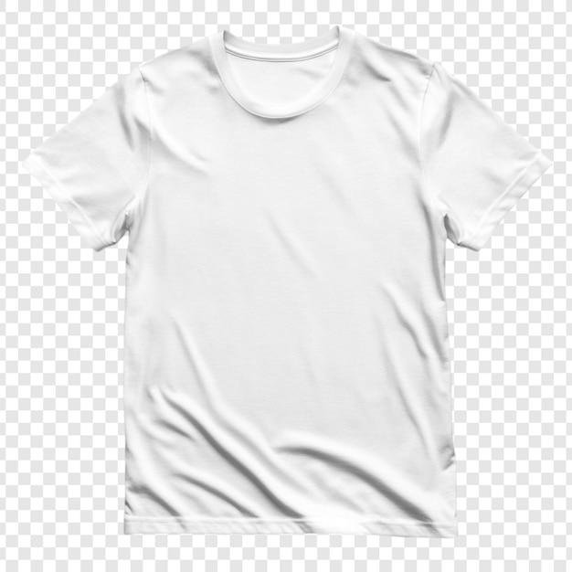 Mockup de camiseta blanca en blanco perfecto para la vitrina de diseño
